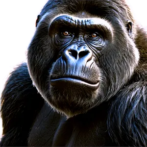 Fierce Gorilla Face PNG 06252024 PNG
