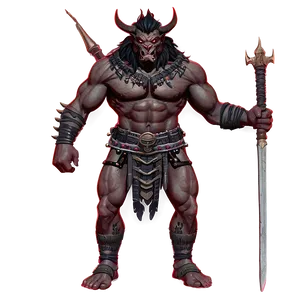 Fierce Oni Warrior PNG Roa73 PNG