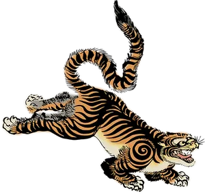 Fierce_ Traditional_ Tiger_ Art
