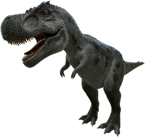 Fierce Tyrannosaurus Rex Model PNG image