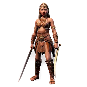 Fierce Warrior Goddess Png 06252024 PNG image