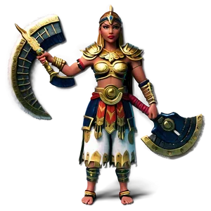 Fierce Warrior Goddess Png 19 PNG image