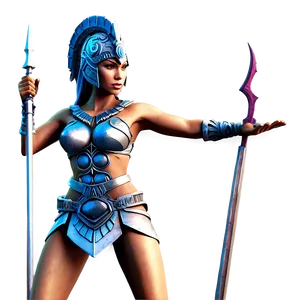 Fierce Warrior Goddess PNG Fcn