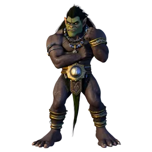 Fierce Warrior Troll PNG 05232024