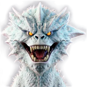 Fierce White Monster PNG Aow71 PNG