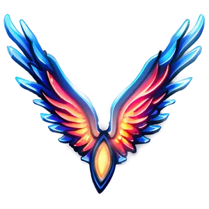 Fiery Angel Wings Icon PNG Dru PNG