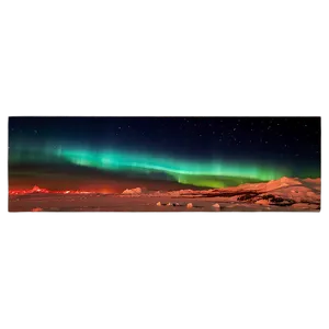 Fiery Aurora Borealis Sky Png 06242024 PNG image