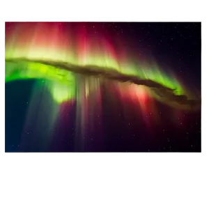 Fiery Aurora Borealis Sky Png Fro81 PNG image