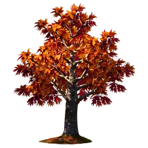 "fiery Autumn Blaze Tree PNG" 04302024