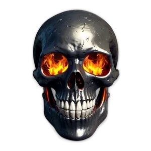 Fiery Blaze Skull PNG Twg PNG