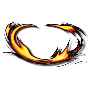 Fiery Border Design Png 06262024 PNG image