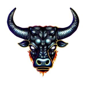 Fiery Bull Head PNG Hcy53 PNG
