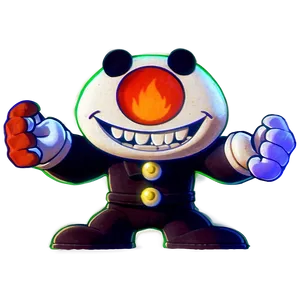 Fiery Cuphead Boss Fight Png Uiw PNG image