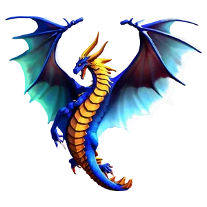 Fiery Dragon Wings Graphic Png 06122024 PNG image