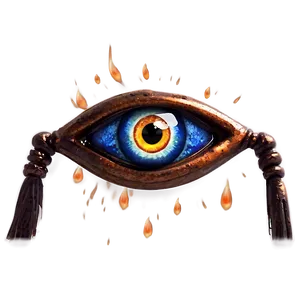 Fiery Evil Eye PNG 44