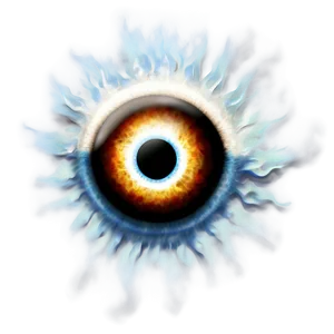 Fiery Evil Eye PNG Wug60