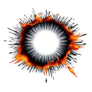 Fiery Explosion Design Png 21 PNG image