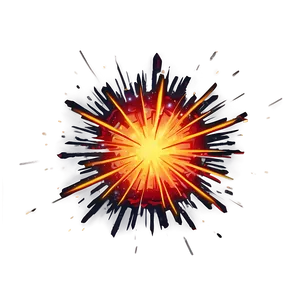 Fiery Explosion Design Png Teb9 PNG image