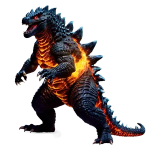 Fiery Godzilla Png Pvy84 PNG image