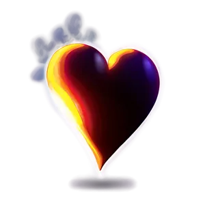 Fiery Heart Illustration Png Tji52 PNG image