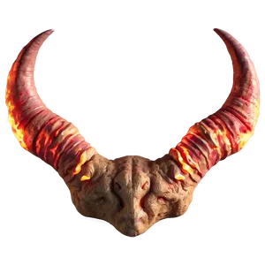 Fiery Hell Horns Png 05242024 PNG image