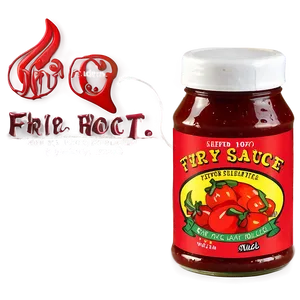 Fiery Hot Bbq Sauce Png Wmq55 PNG image