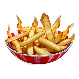 Fiery Hot Chips PNG 05242024