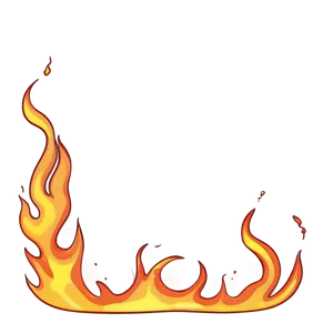 Fiery Outline Border Png 69 PNG image