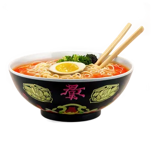Fiery Ramen Bowl PNG 13