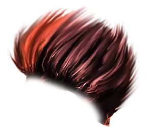 Fiery_ Red_ Hair_ Flowing_in_ Darkness.jpg PNG image