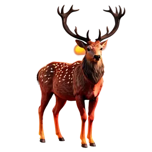Fiery Stag PNG Djq