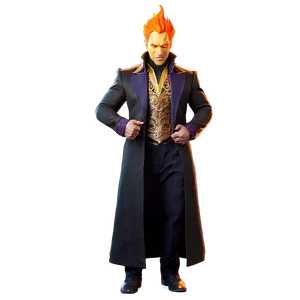 Fiery Villain Png Dyc36 PNG image