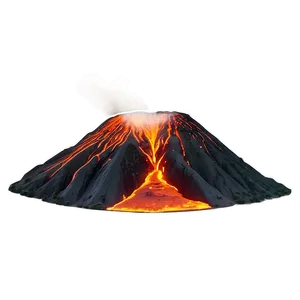 Fiery Volcano Eruption Png Swh PNG image