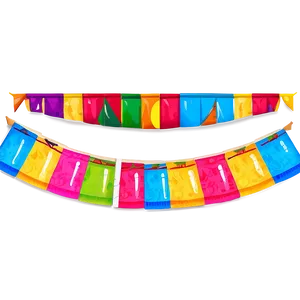 Fiesta Banner With Pinatas PNG 06262024
