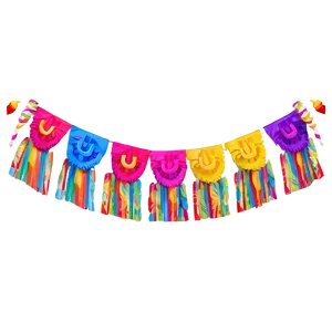 Fiesta Banner With Pinatas PNG 82