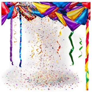 Fiesta Confetti Explosion Png Pdc55 PNG image