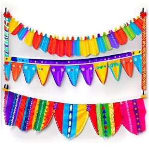 Fiesta Fabric Banner Png Cql7 PNG image