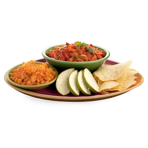 Fiesta Food Platter Png 06202024 PNG image