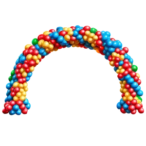 Fiesta-themed Balloon Arch PNG 65