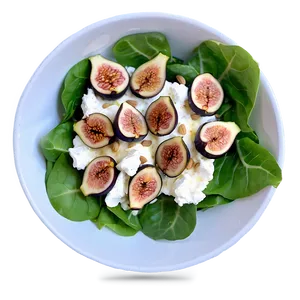 Fig And Goat Cheese Salad PNG Odf PNG