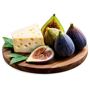 Figs And Cheese Platter Png 74 PNG image