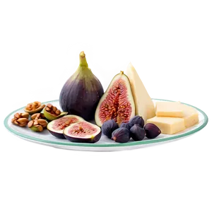 Figs And Cheese Platter Png Bgo70 PNG image