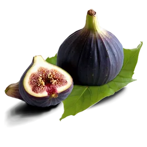 Figs Harvest Basket PNG Kwn