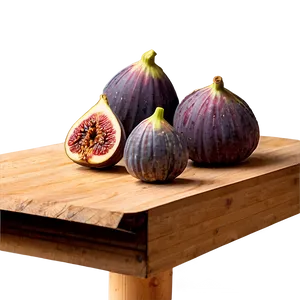 Figs On Wooden Table Png 06252024 PNG image