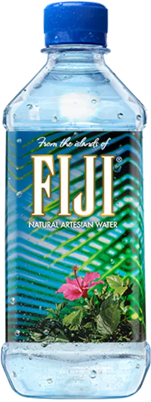 Fiji Water Bottle Artesian Product PNG image