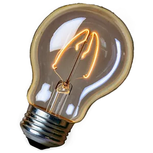 Filament Lightbulb Png 05242024 PNG image