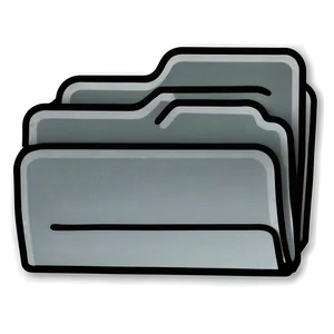 File Folder Outline PNG 06132024