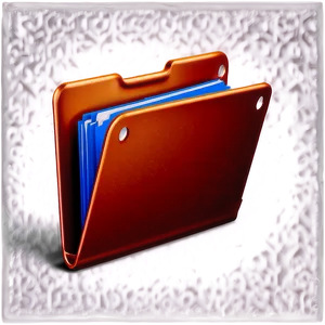 File Folder With Button PNG 47