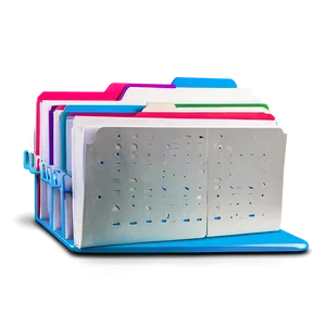 File Folder With Divider PNG Hms