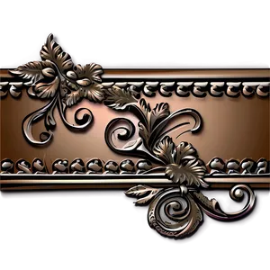 Filigree Corner Borders PNG 06212024